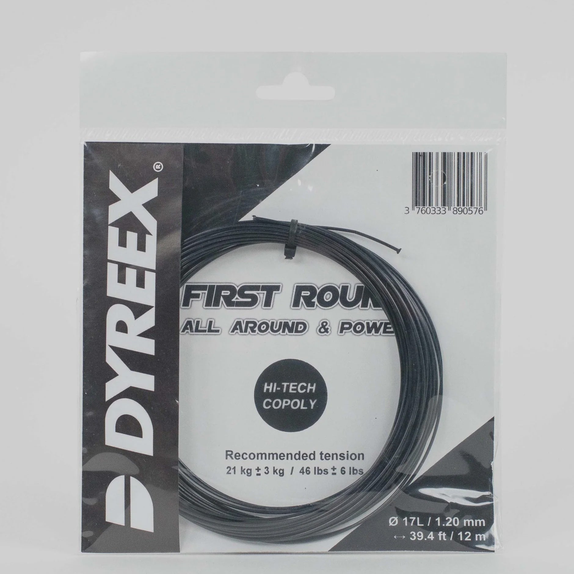 First Round 17L/1.20 String Black Black
