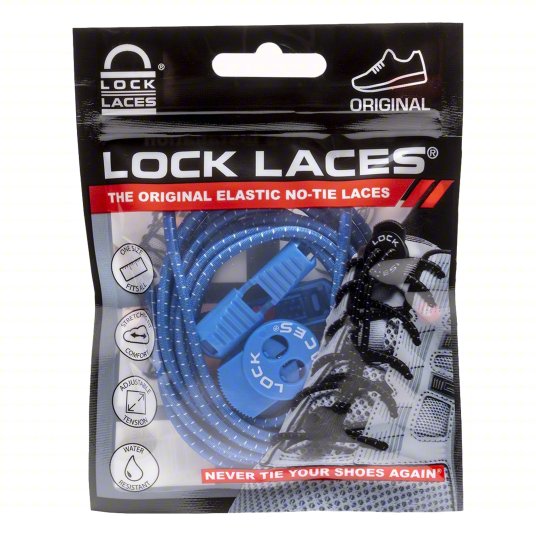 Lock Laces Blue Regular