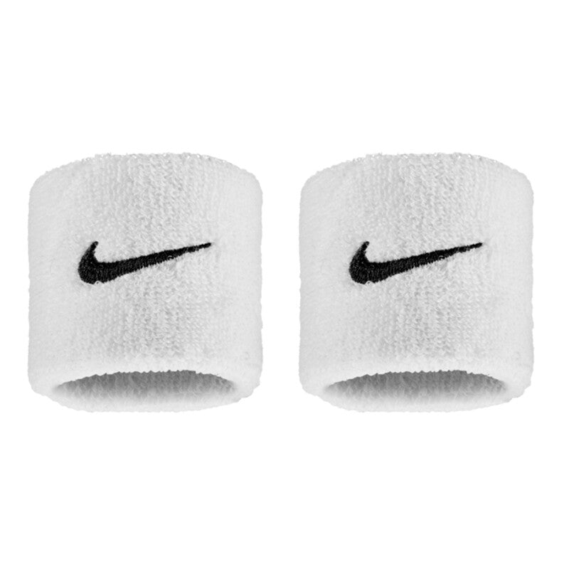 Nike Swoosh Classic Wristbands x 2 White