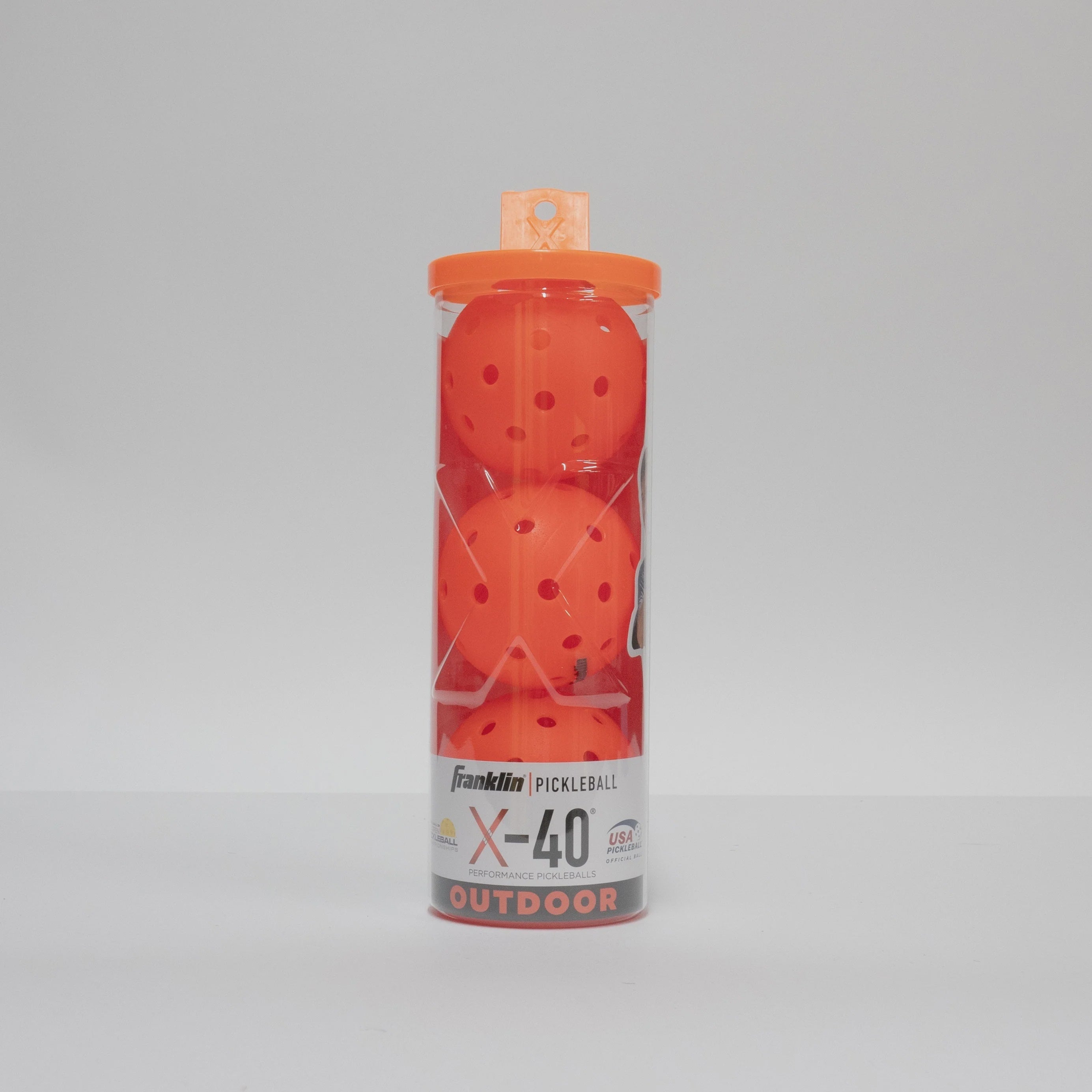 X-40 Pickleballs Orange 3 pack Regular