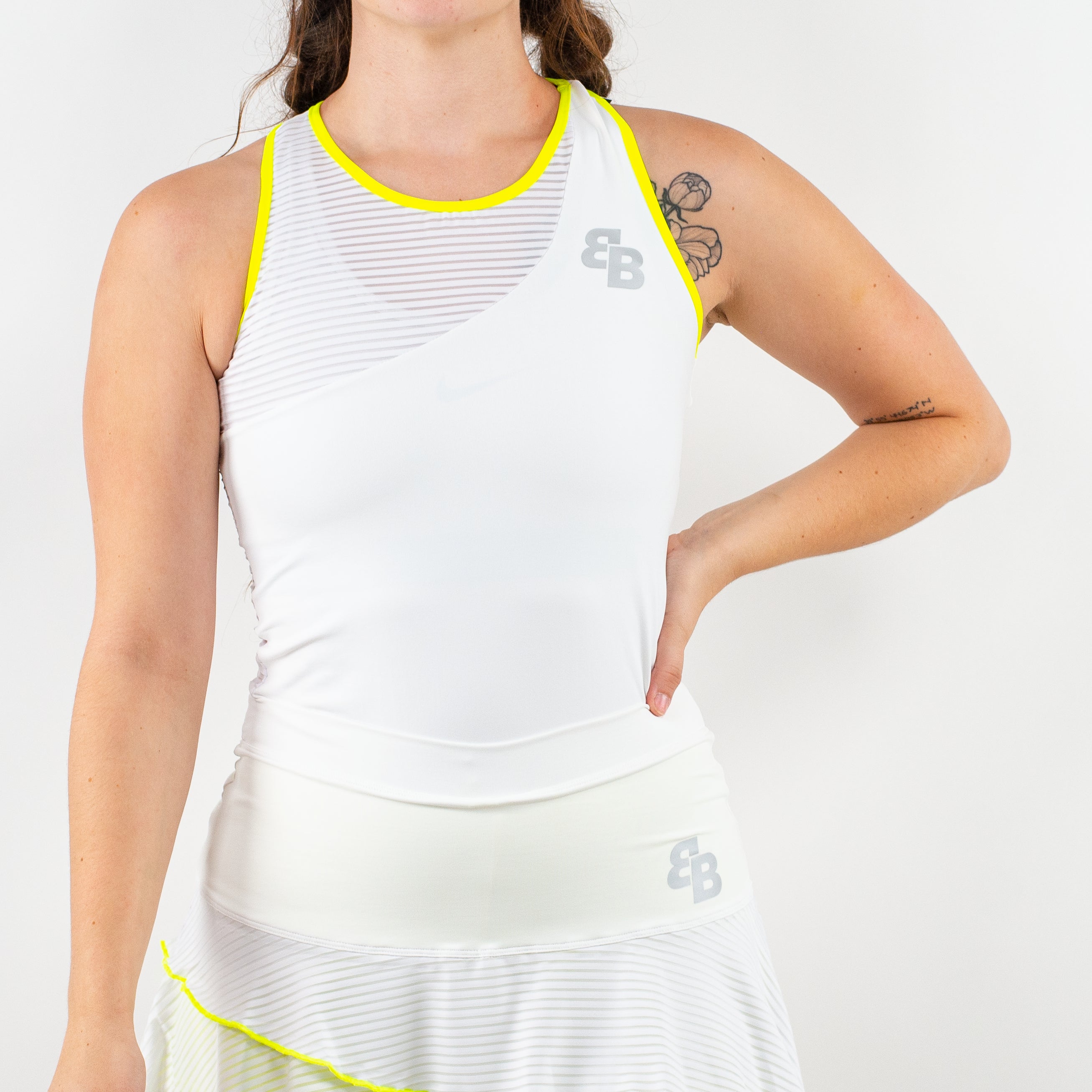 Aries Tank White/Yellow (FINAL SALE)