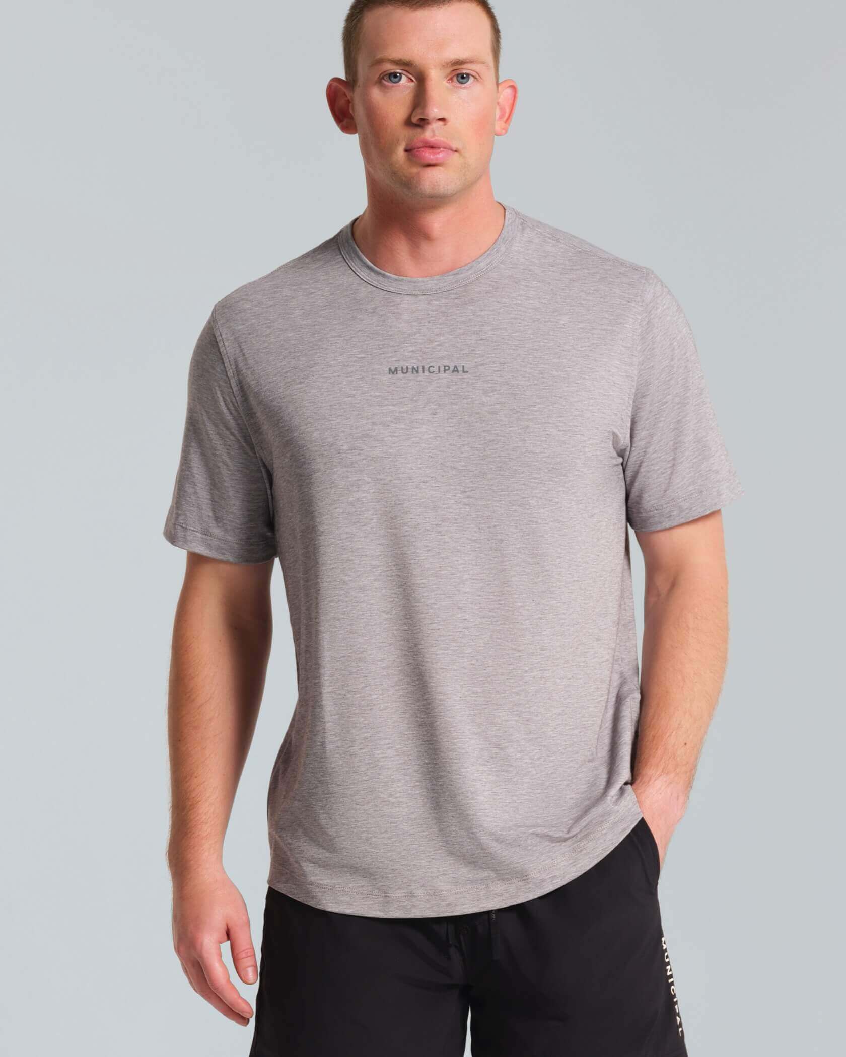 Municipal Sport Utility SS T-Shirt Athletic Gray Small