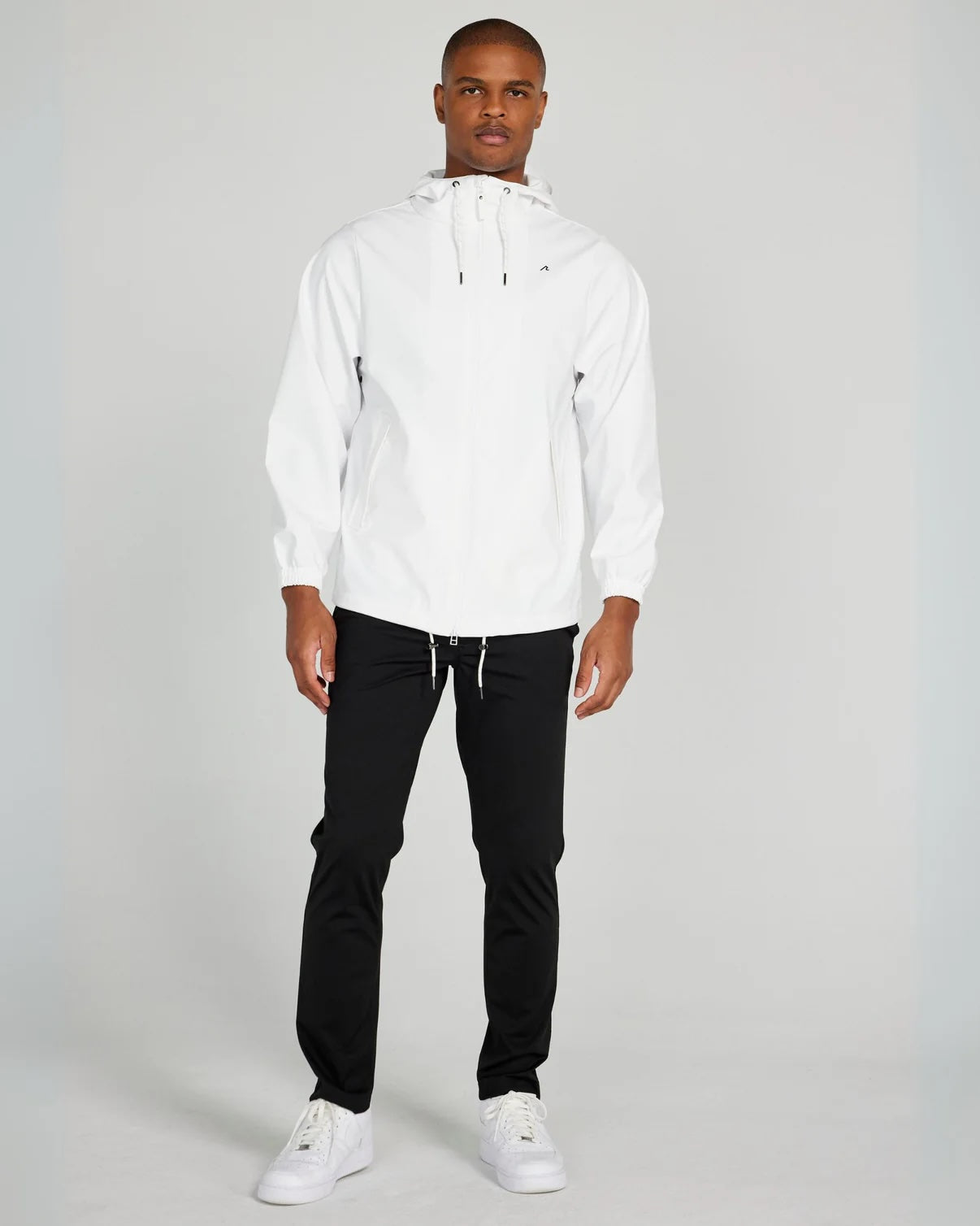 Redvanly Cloud Raincoat in Bright White Medium
