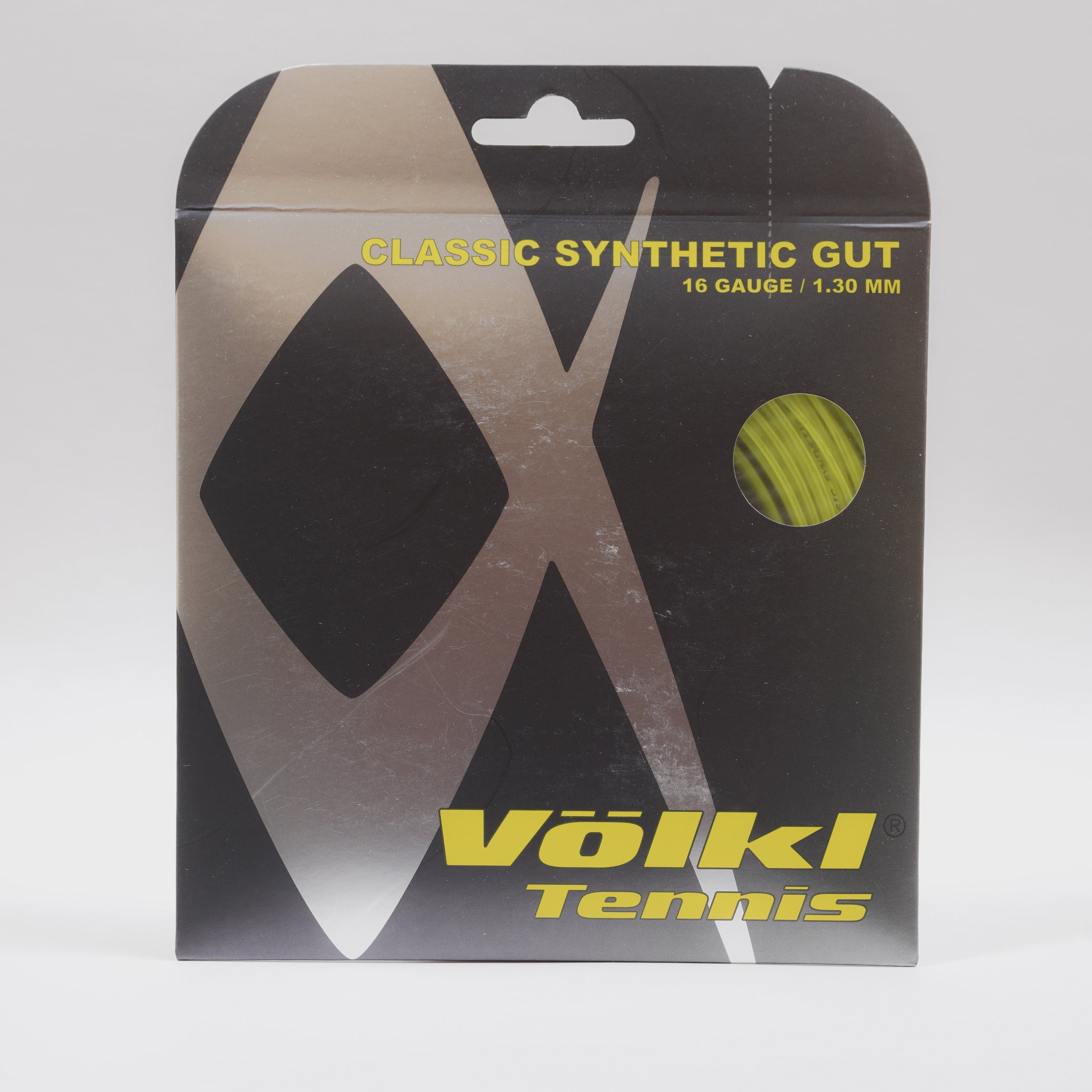 Volkl Classic Synthetic Gut 16G/1.30 String Optic Yellow Yellow