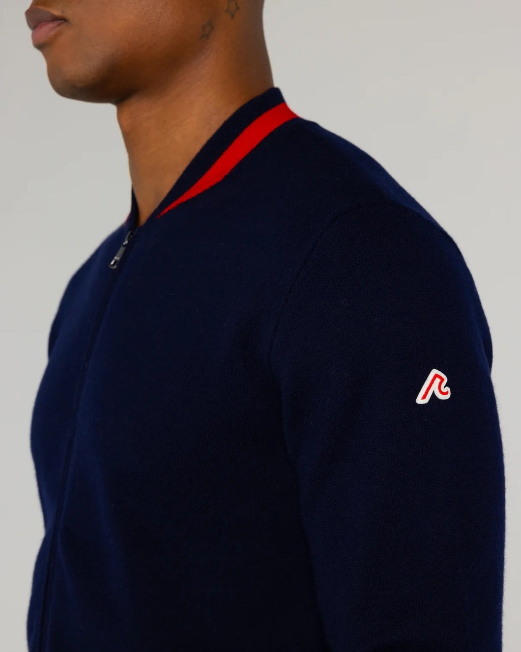Redvanly Crestwell Bomber in Midnight Navy Medium