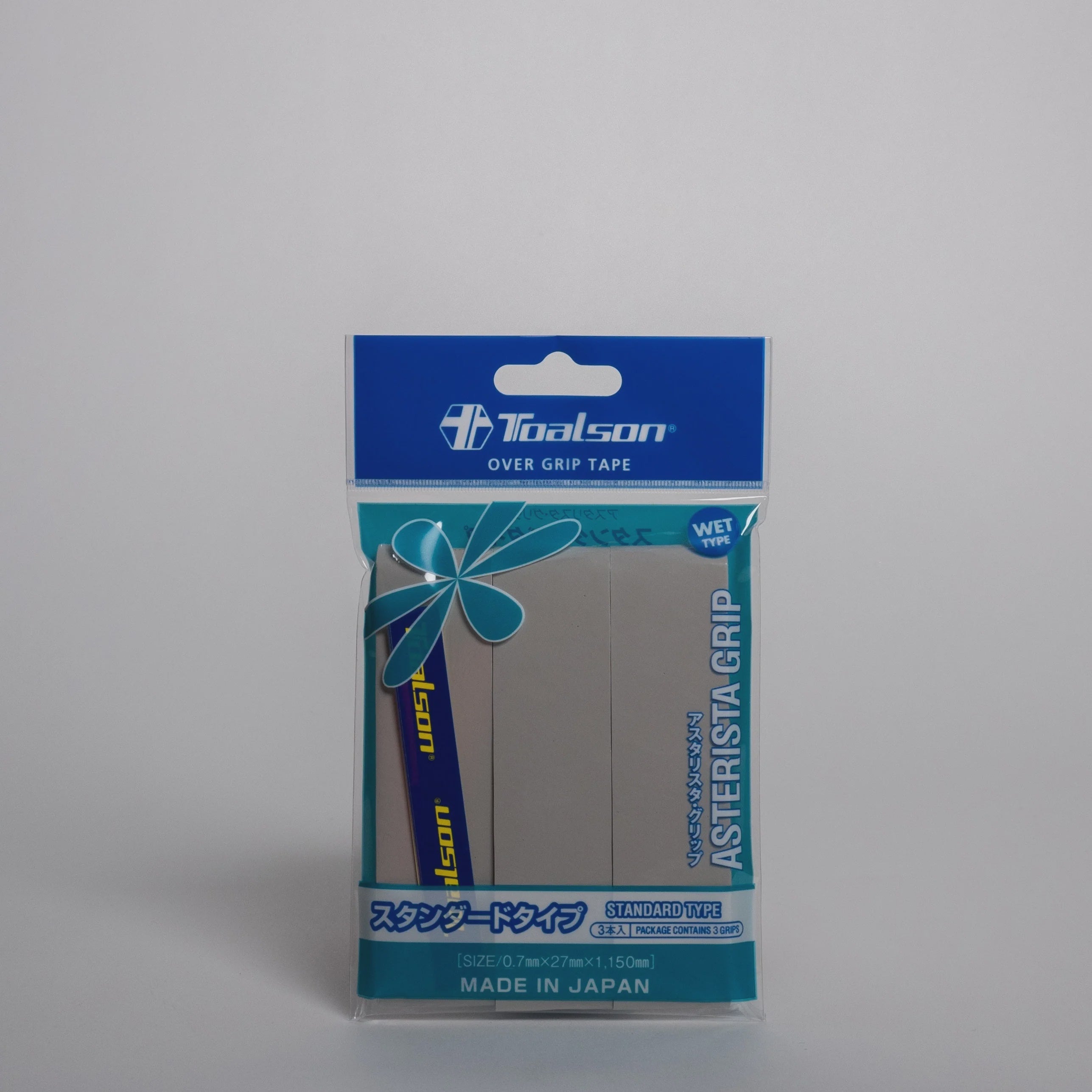 Asterista Overgrip 3 Pack Gray Regular