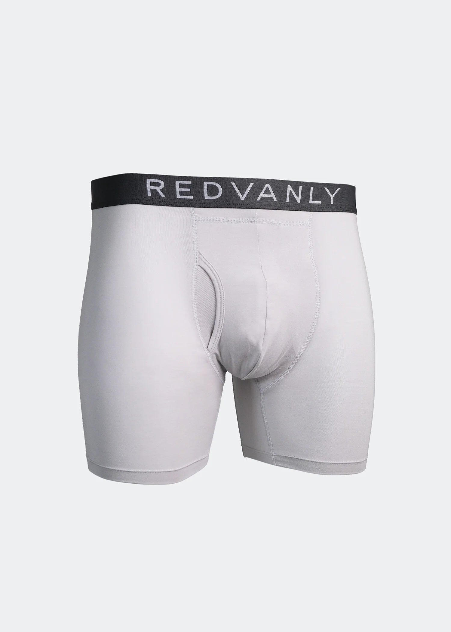 Redvanly Baxter Men's Performance Boxer in Glacier Gray Medium