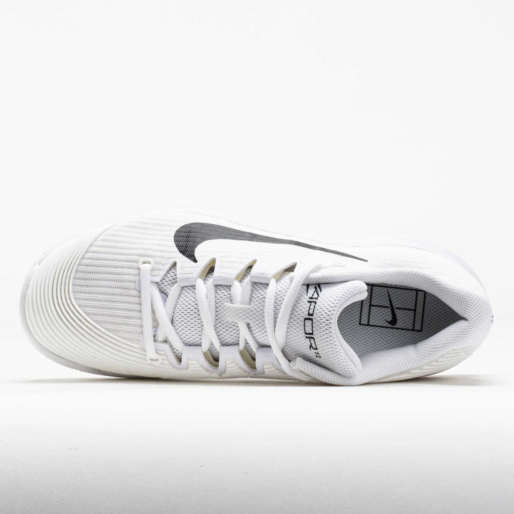 Men's Zoom Vapor 12 Tennis Shoes White/Summit White/Black 7.5