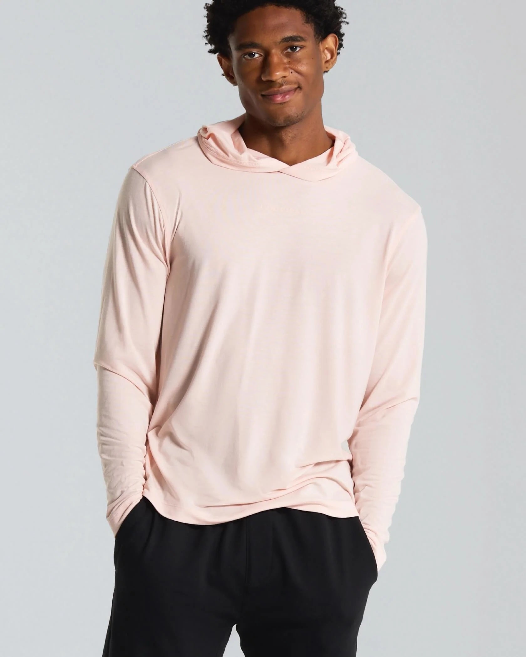 Municipal Sport Utility LS Hooded T-Shirt Blush Small