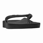 Archies Footwear Black Arch Support Flip Flops 9