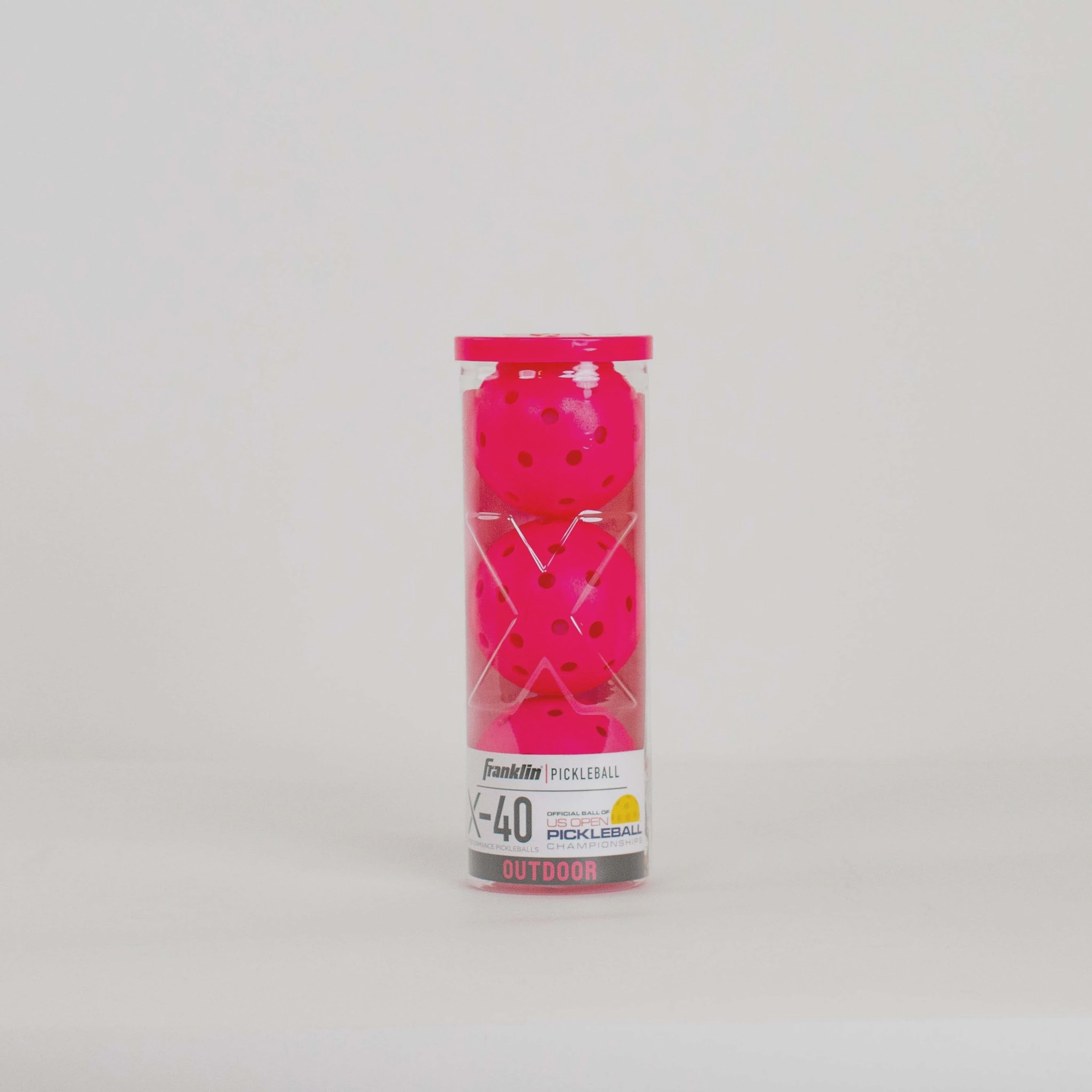 X-40 Pickleballs Pink 3 pack Regular