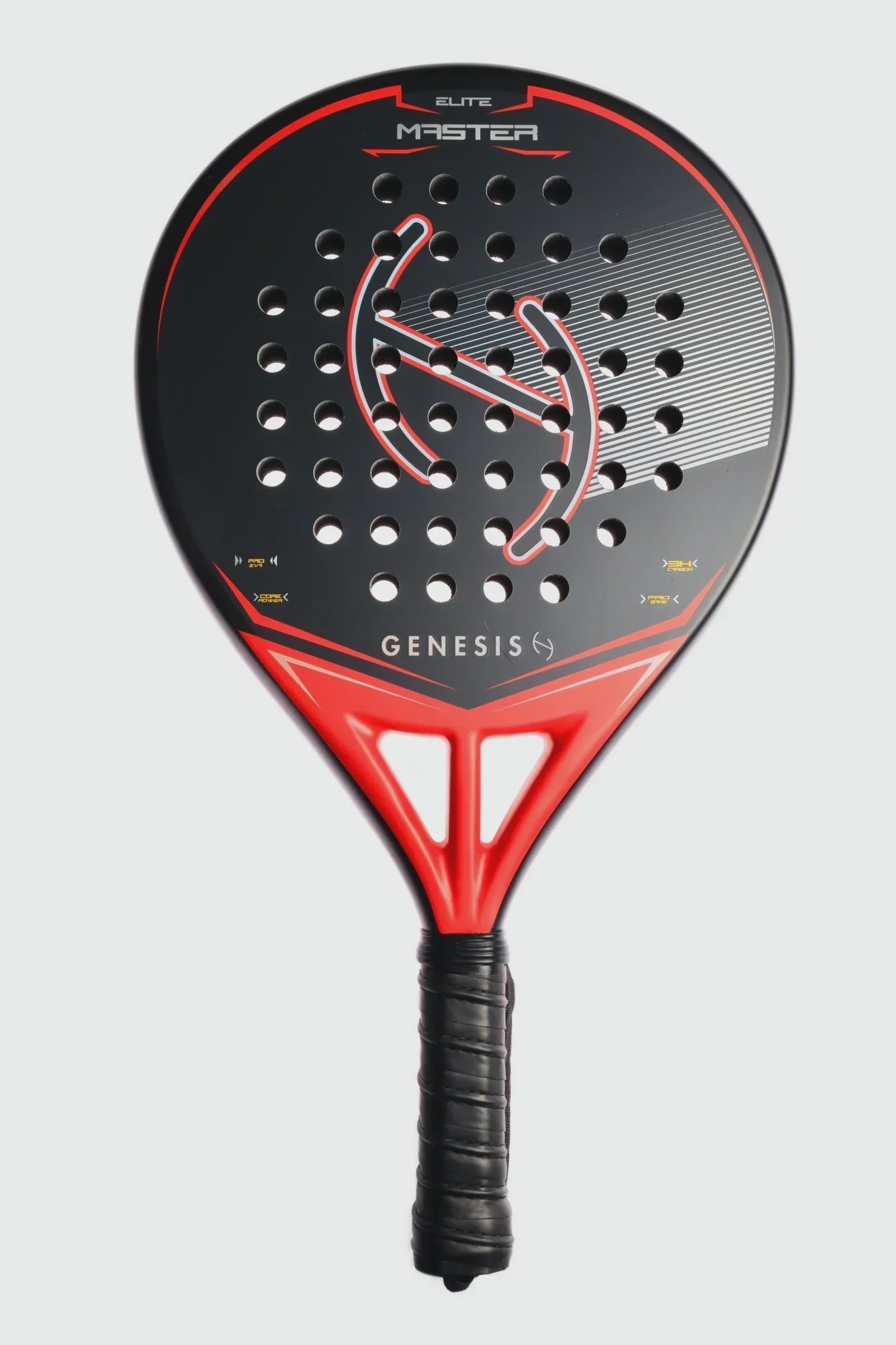 Red Power Genesis Padel Racquet Regular