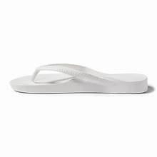 Archies Footwear White Arch Support Flip Flops 9