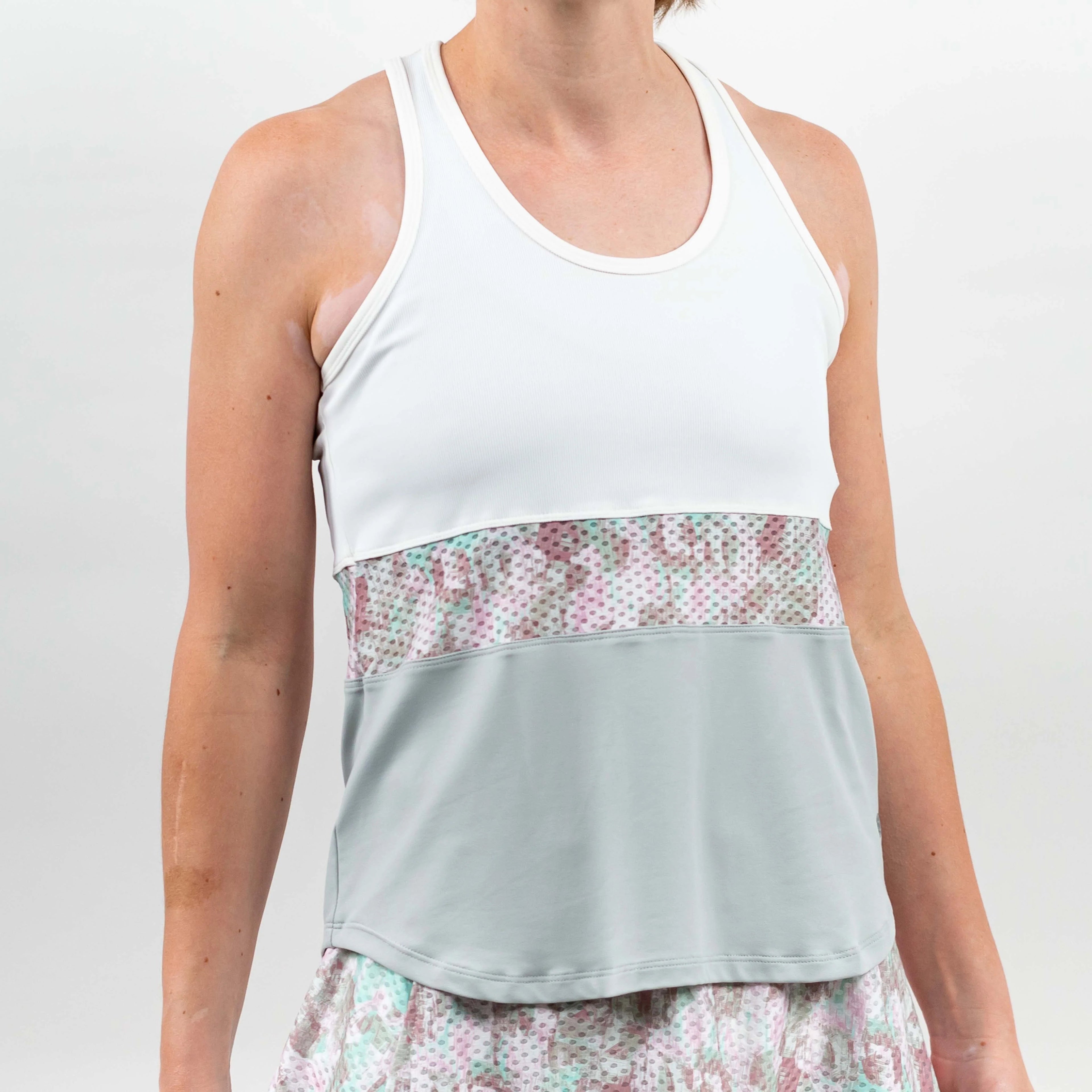 Divison Tank White/Pastel XS