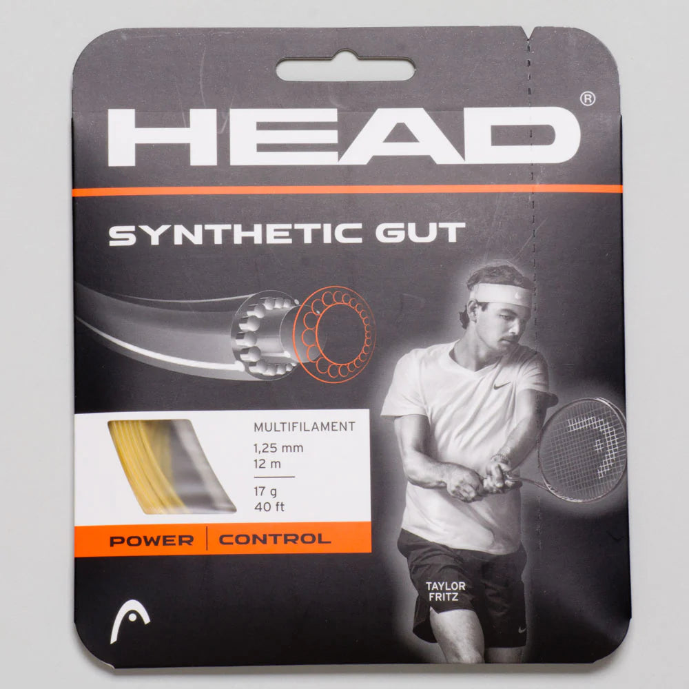 Head Synthetic Gut 17G/1.25 String Gold Regular