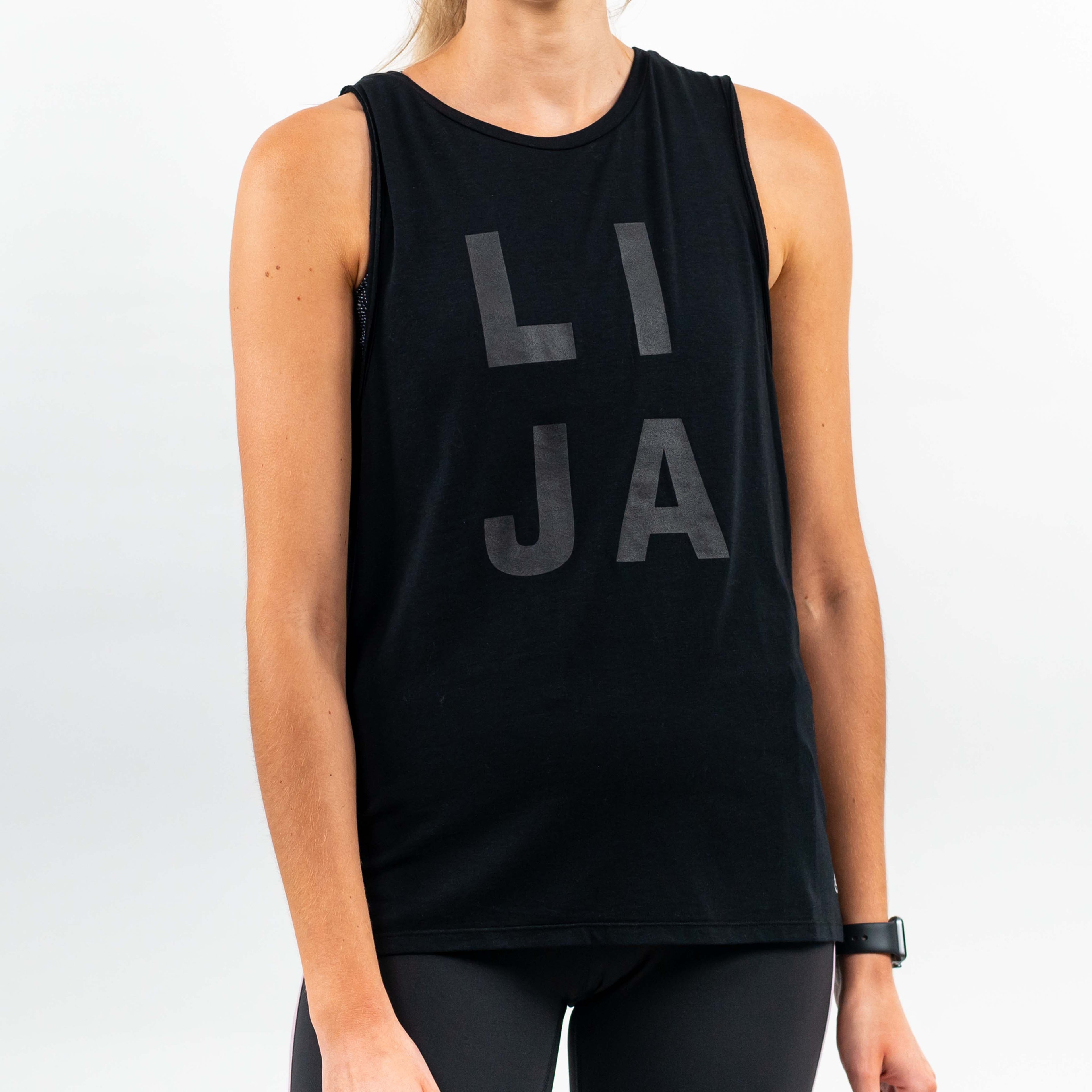 Jersey Lija Muscle Tee Black