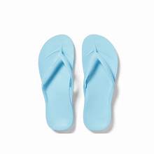 Archies Footwear Sky Blue Arch Support Flip Flops 9