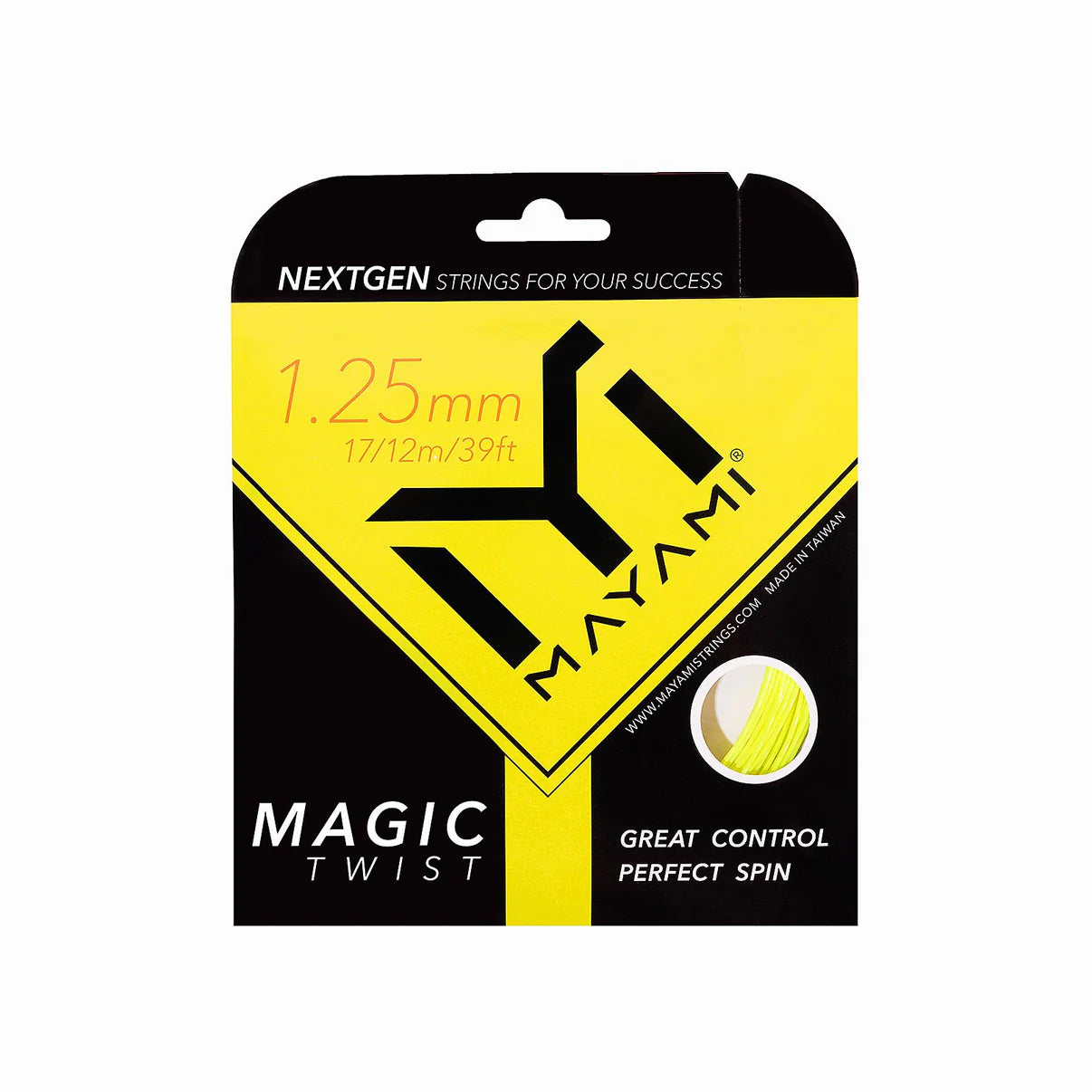 Magic Twist 17G/1.25 String Yellow Yellow
