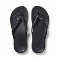 Archies Footwear Black Arch Support Flip Flops 9