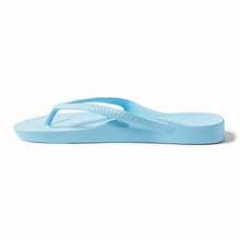 Archies Footwear Sky Blue Arch Support Flip Flops 9