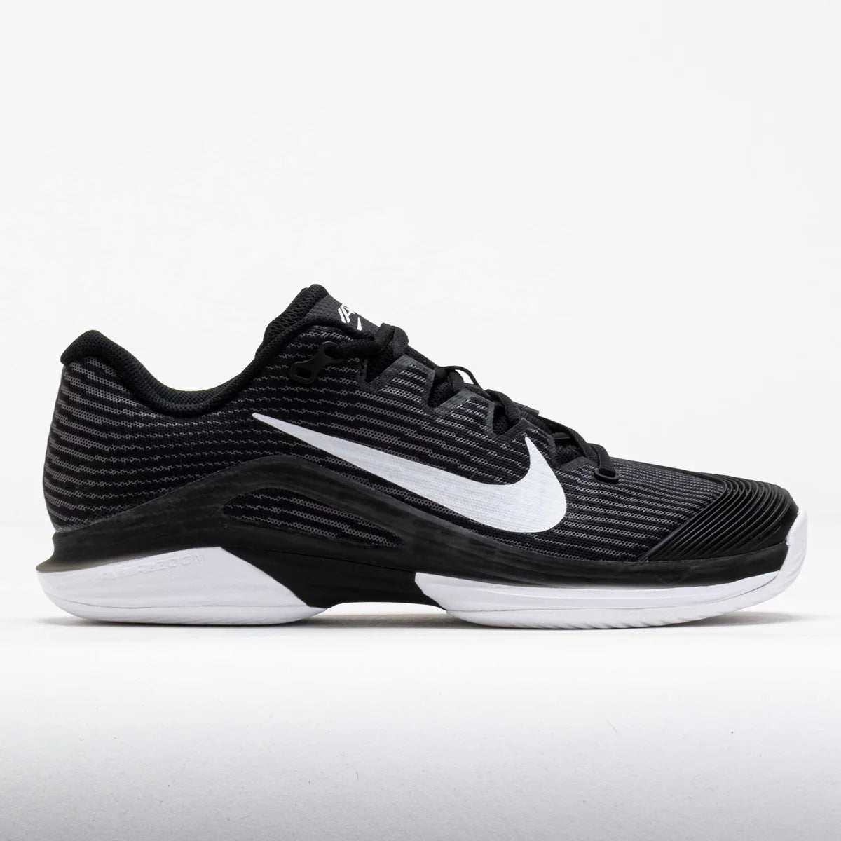 Men's Zoom Vapor 12 Tennis Shoes Black and White 7.5