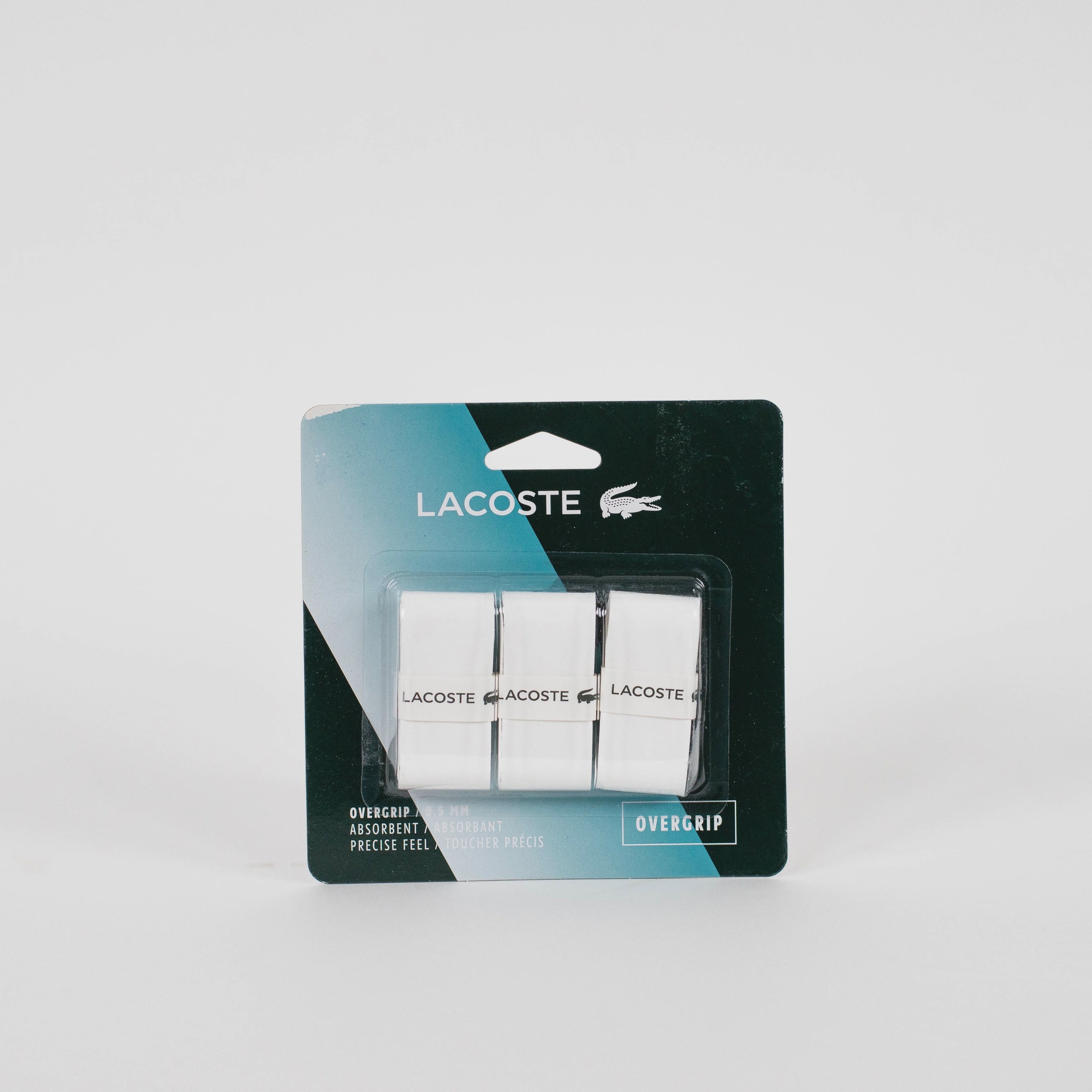 Lacoste Overgrip White 3 pack Regular