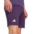 Adidas Men's Ergo 7in Tennis Shorts Aurora Plum Small