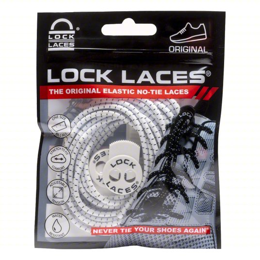 Lock Laces White Regular