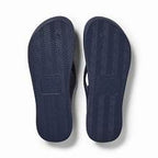Archies Footwear Navy Arch Support Flip Flops 9
