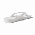 Archies Footwear White Arch Support Flip Flops 9
