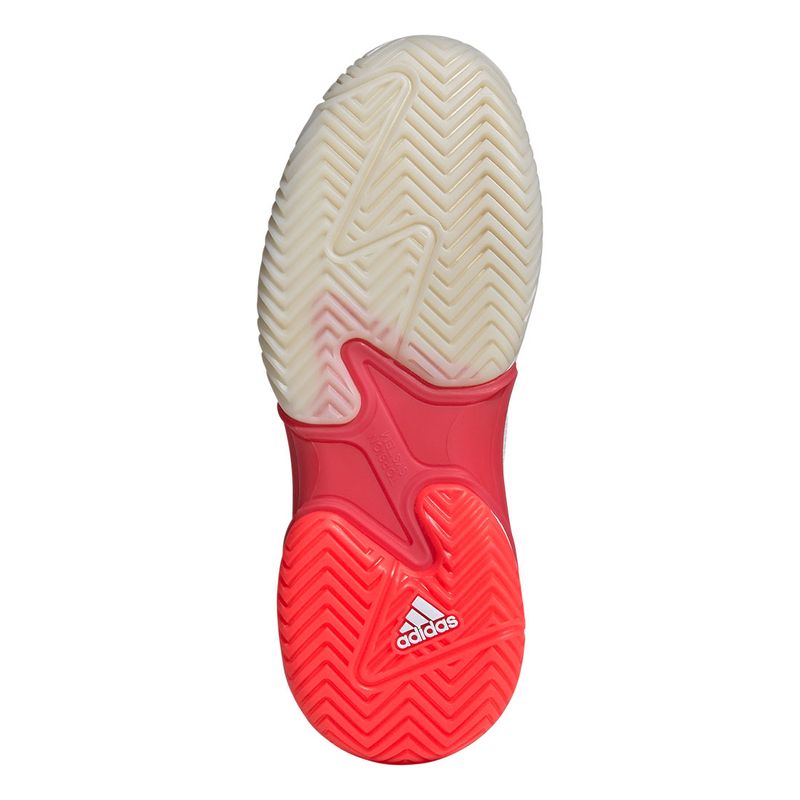 Women's Barricade 13 White and Lucid Red 7