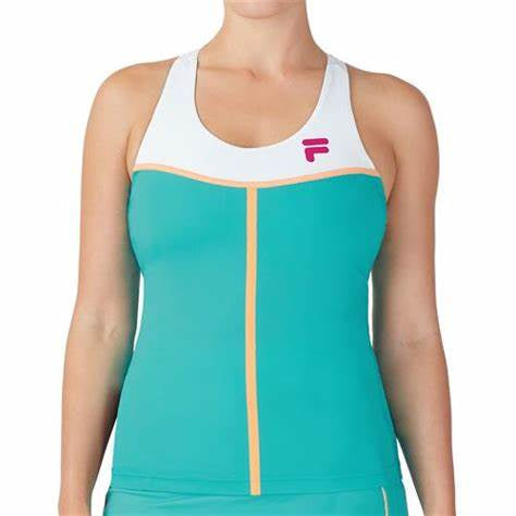 Bevan's Laser Racerback Tank Ceramic/Cadmium Orange/White (FINAL SALE)