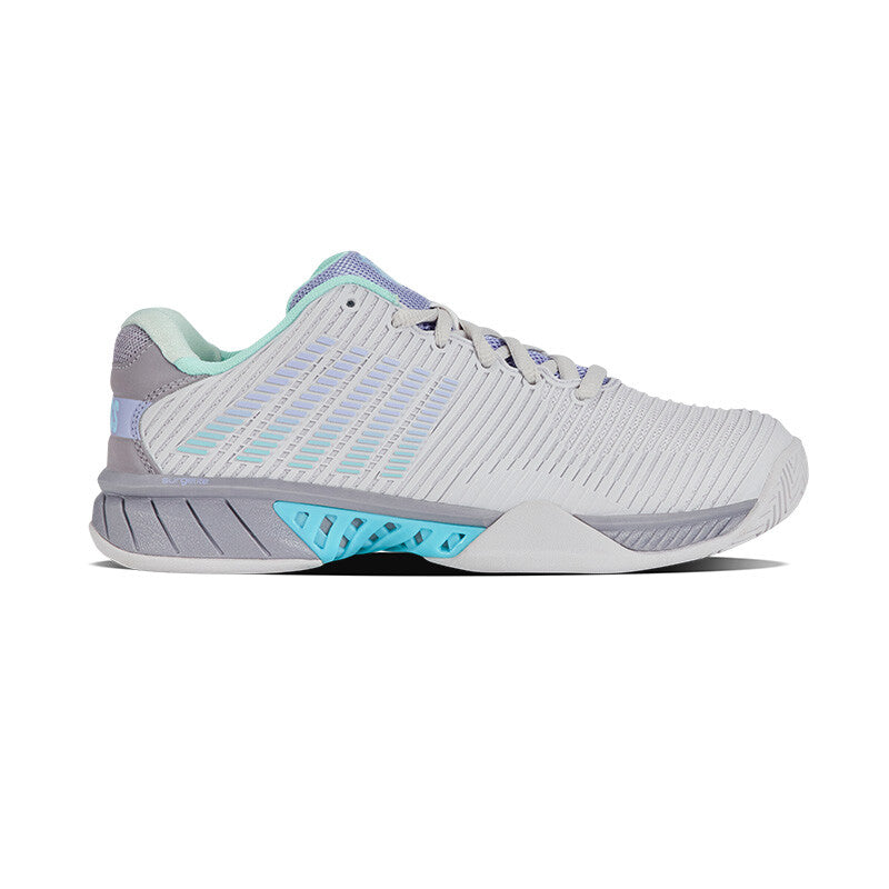 Women's Hypercourt Express 2 NIMBUS CLOUD/LILAC GRAY/NEON PURPLE 6.5
