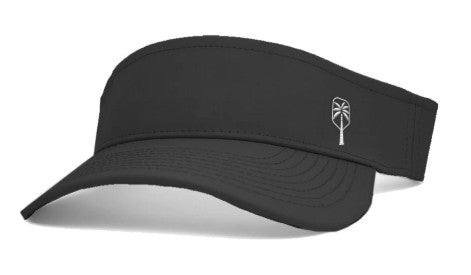 The Pickled Palm Evening Black Pickleball Visor