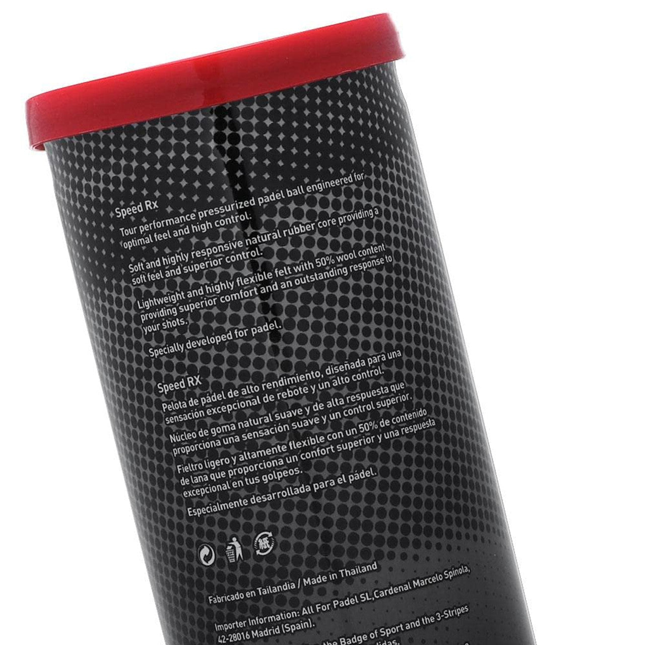 Adidas Padel Speed RX Ball (3 Ball Can) Regular