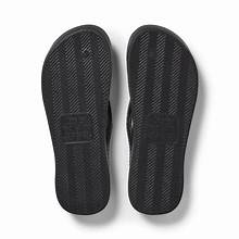 Archies Footwear Black Arch Support Flip Flops 9