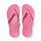 Archies Footwear Arch Support Flip Flops Hot Pink 9