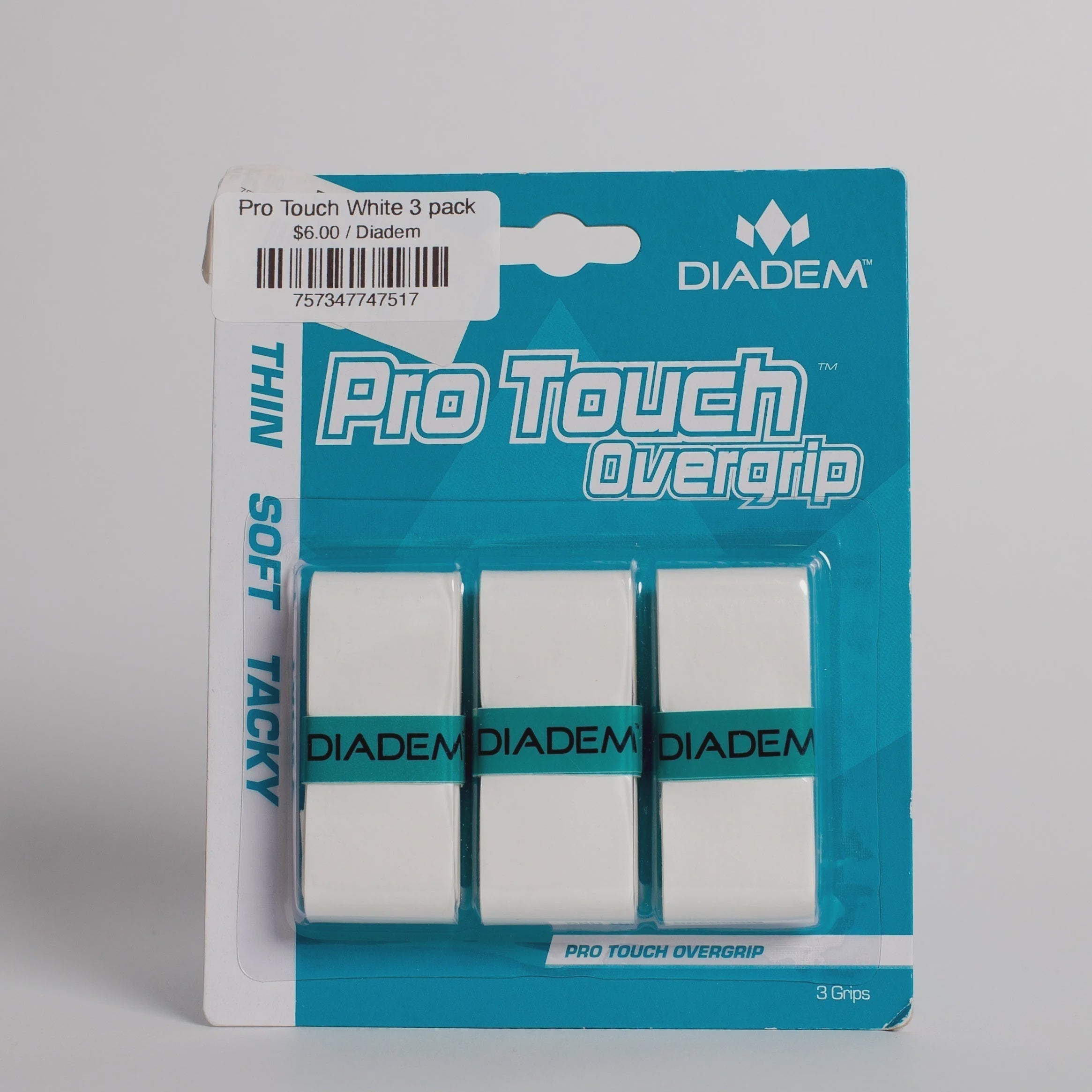 Pro Touch White 3 pack Regular