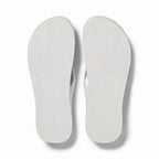 Archies Footwear White Arch Support Flip Flops 9