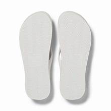 Archies Footwear White Arch Support Flip Flops 9
