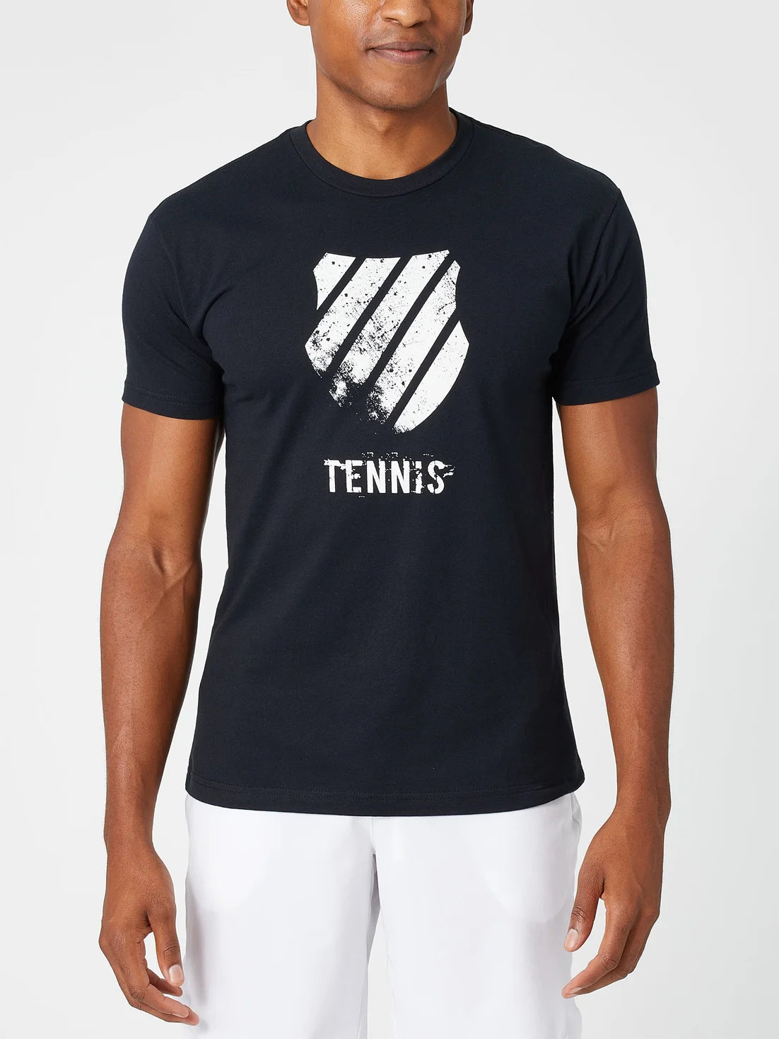 Distressed Logo Black SS