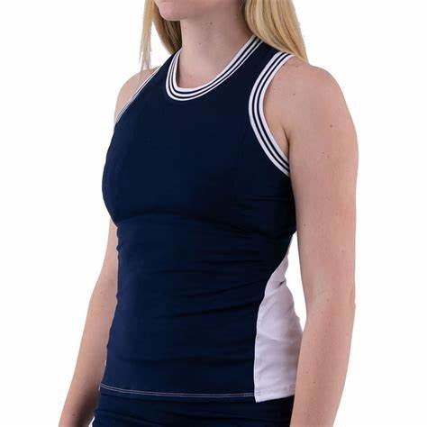 Chloe Tank Midnight/White (FINAL SALE)