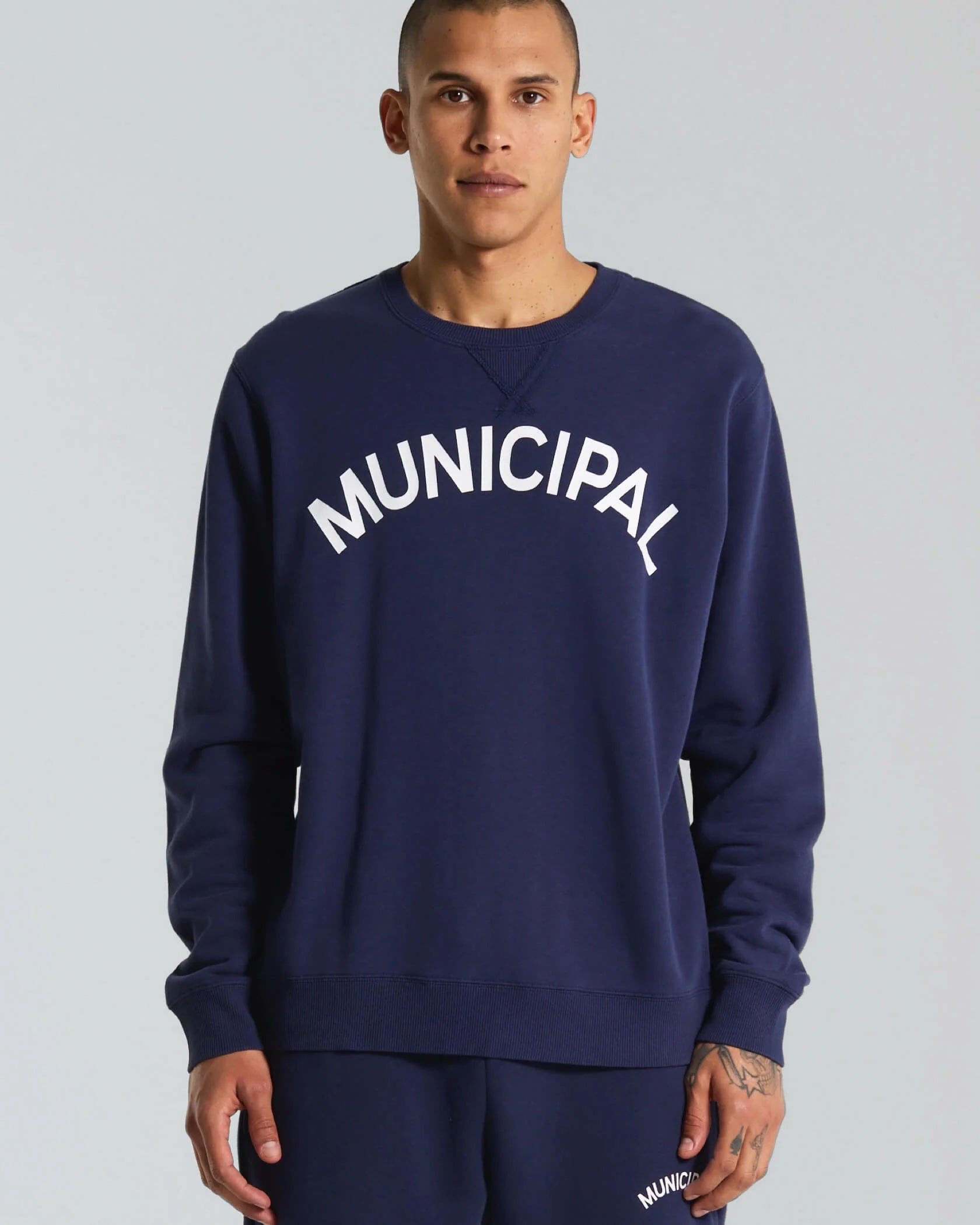 Municipal M. 330 Crew Navy/White Small