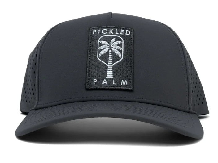 The Pickled Palm Classy Gray Performance Pickleball Hat