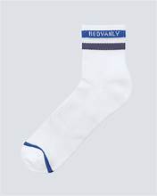 Redvanly Sawyer Stripe Sock in Blue Tuxedo Large