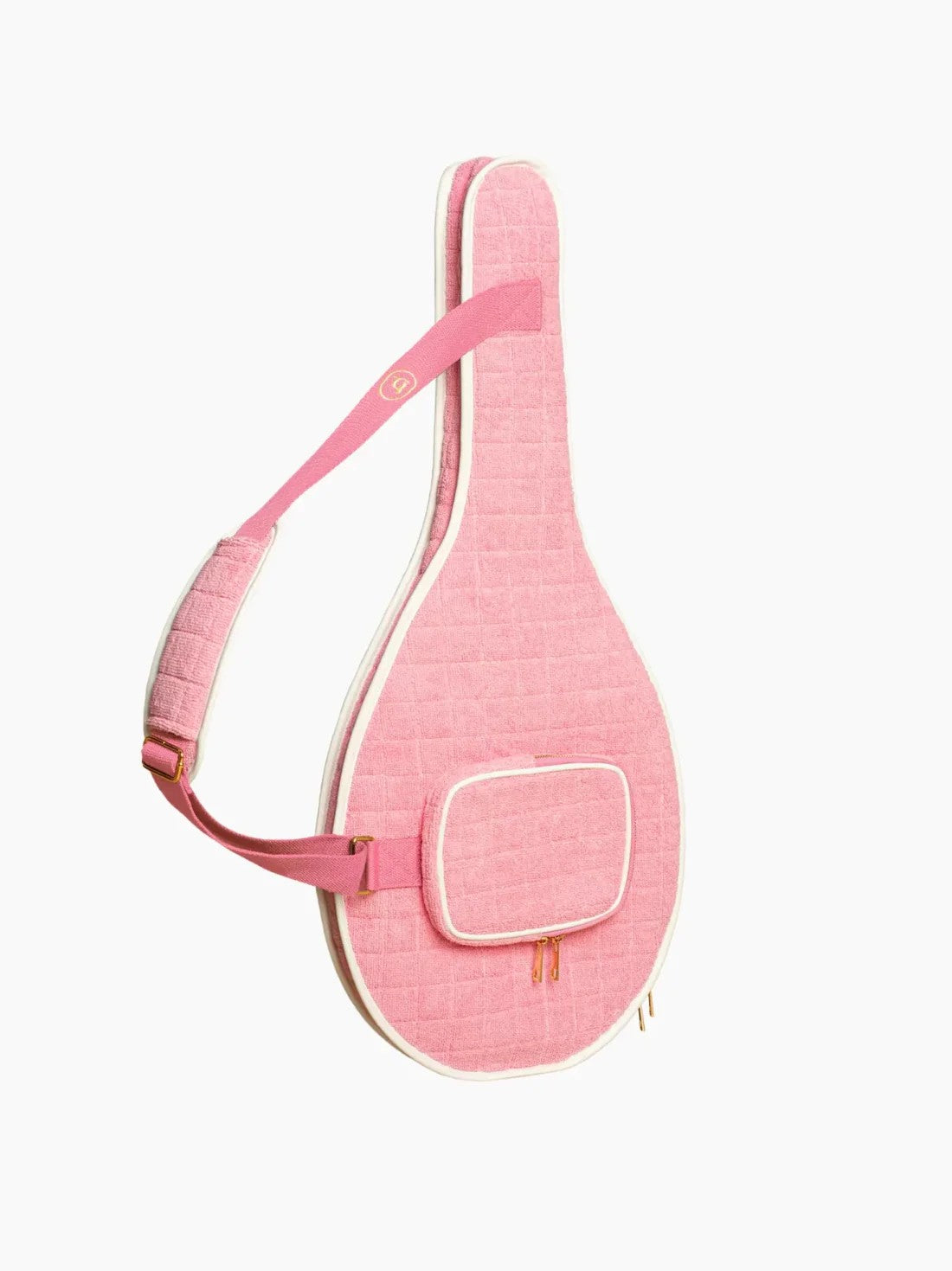Bruton Tennis Racket Cover Pink TerryCloth Regular