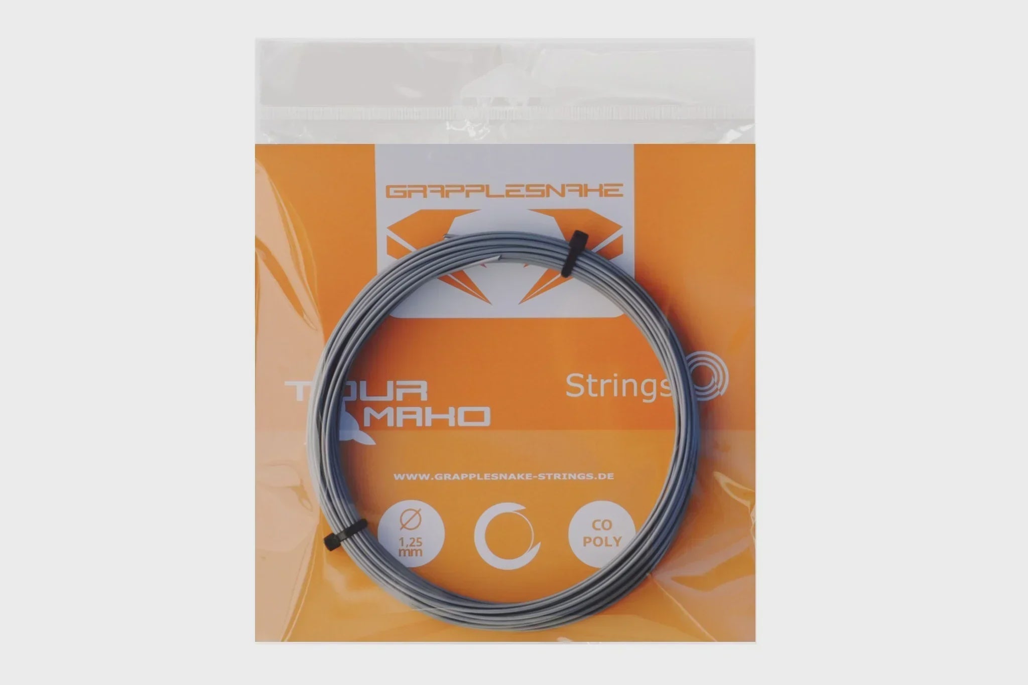 Tour Mako 17G/1.25 String Silver Gray