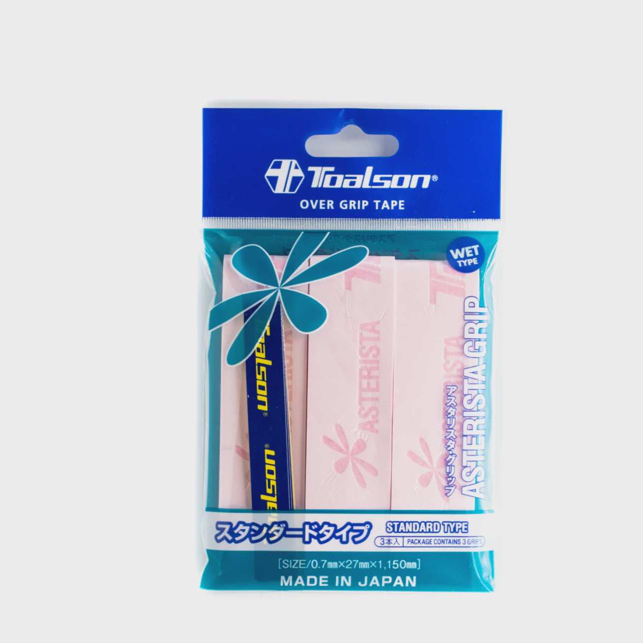 Asterista Overgrip 3 pack Pink Regular