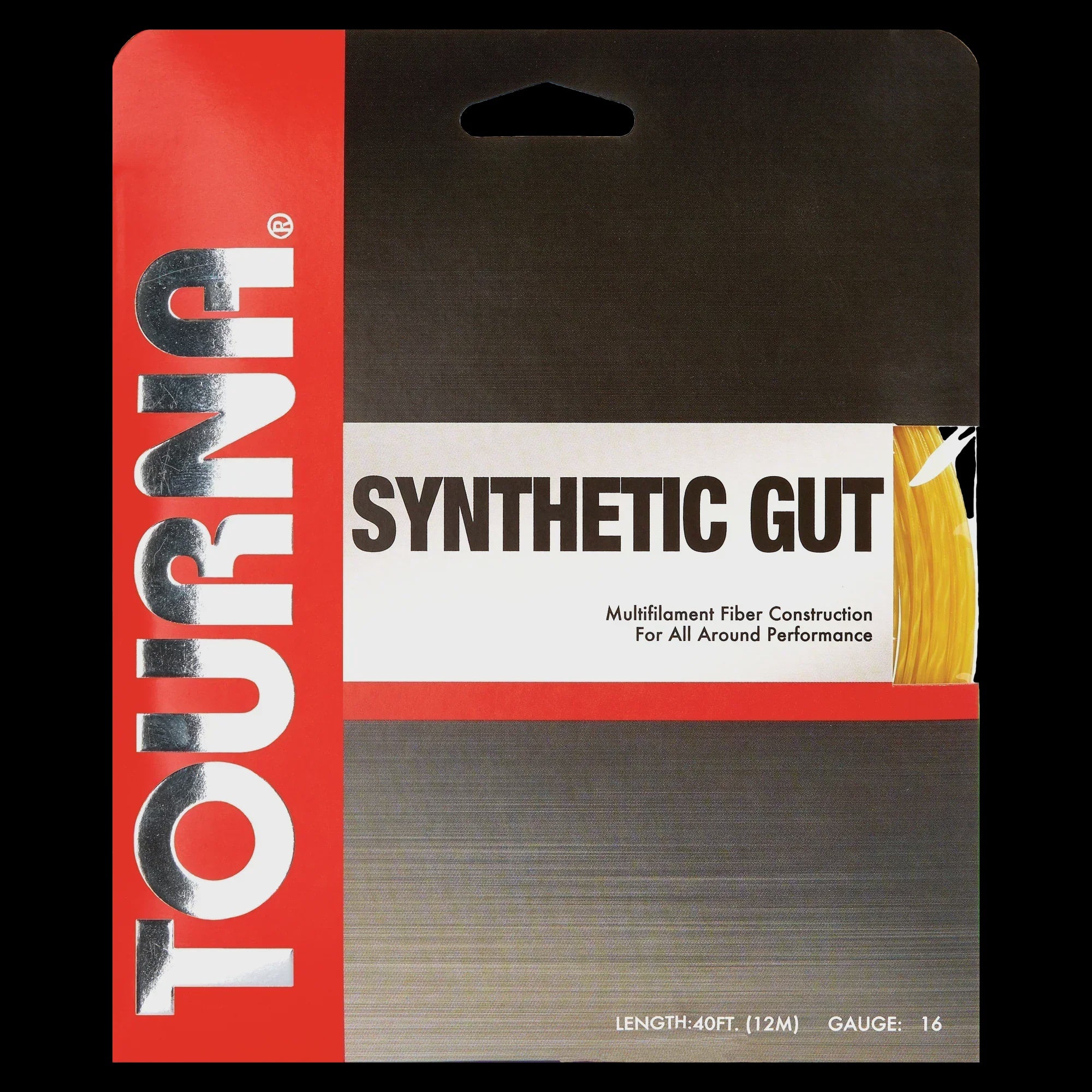 Tourna Synthetic Gut 17G String Gold Yellow