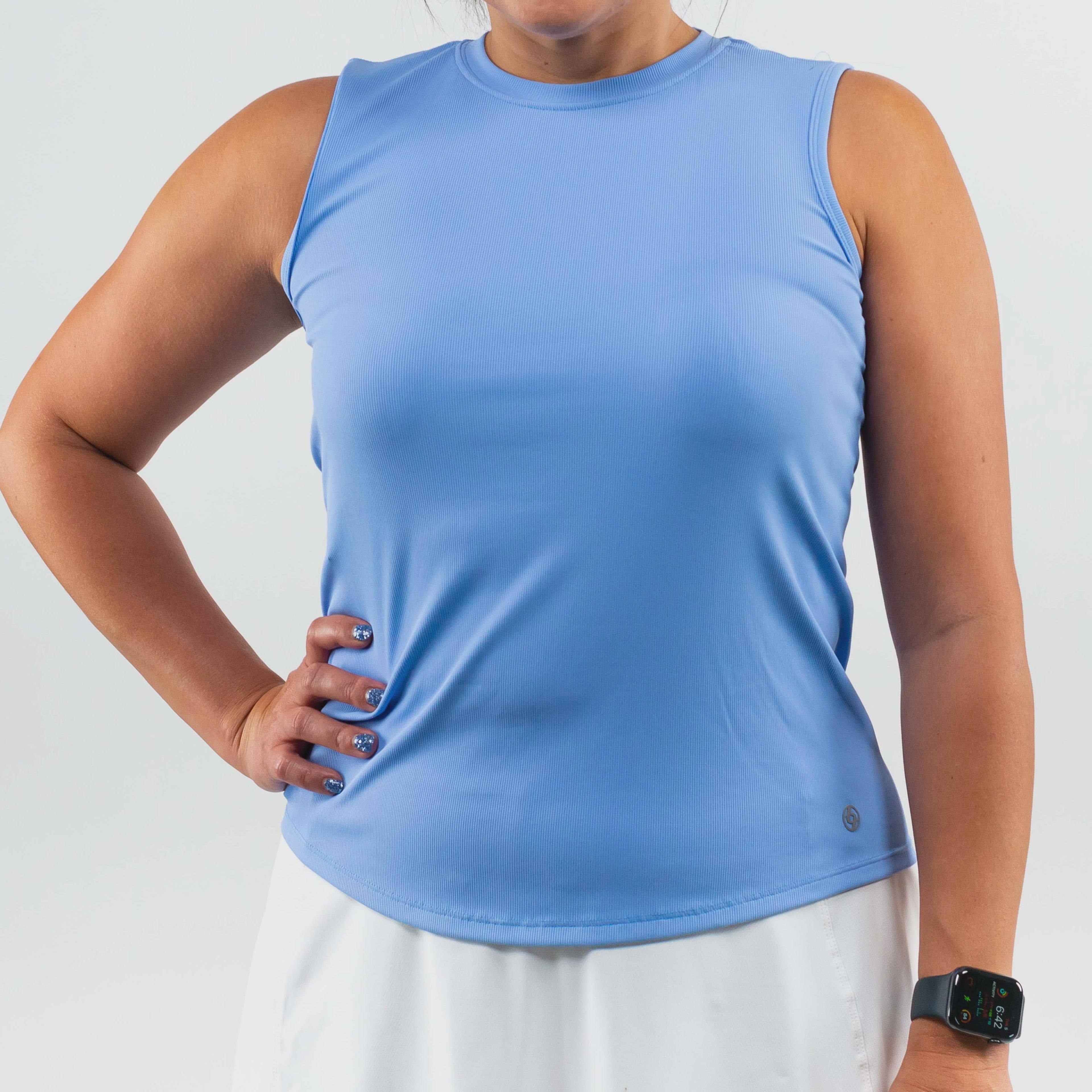 Rib Split Tank Bluebird